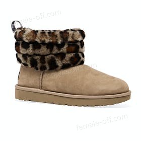 The Best Choice UGG Fluff Mini Quilted Leopard Womens Boots - -0
