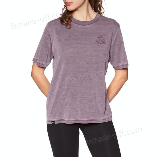 The Best Choice Mons Royale Suki Bf Garment Dyed Short Sleeve Womens Base Layer Top - -1