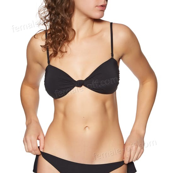 The Best Choice Billabong Knotted Bandeau Bikini Top - -0