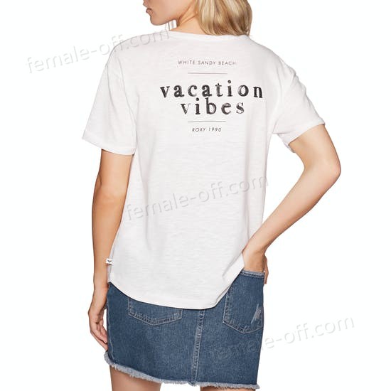 The Best Choice Roxy Follow Me To The Beach Womens Short Sleeve T-Shirt - -1