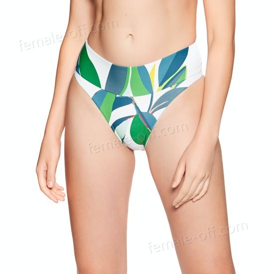 The Best Choice Rip Curl Palm Bay Hi Waist Cheeky Bikini Bottoms - -0