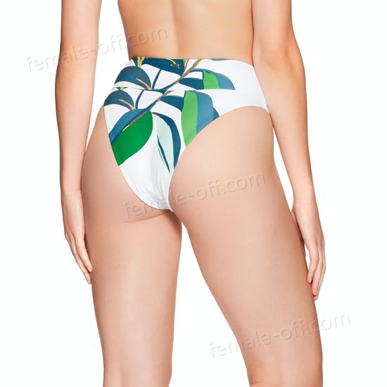 The Best Choice Rip Curl Palm Bay Hi Waist Cheeky Bikini Bottoms - -1