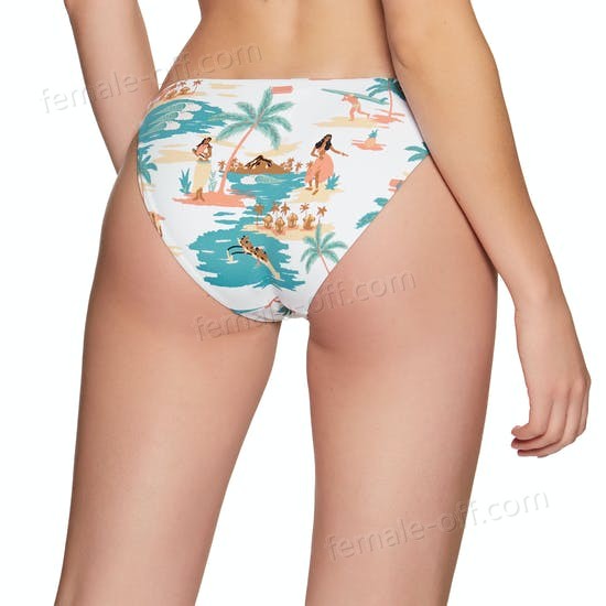 The Best Choice Roxy Printed Beach Classic Full Womens Bikini Bottoms - -1