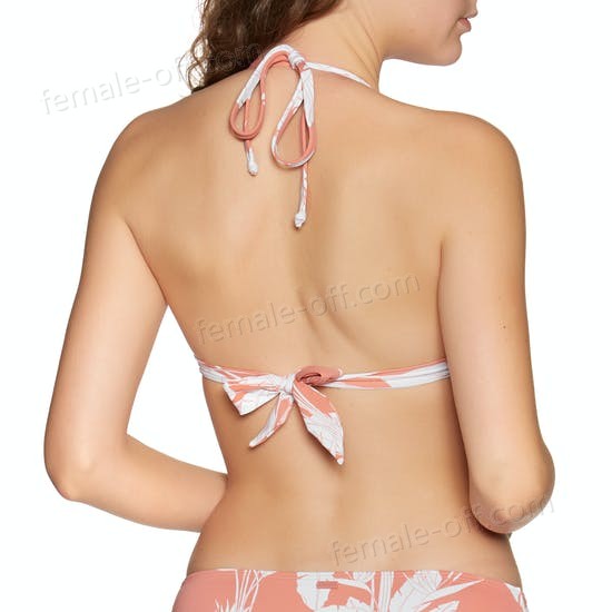 The Best Choice Roxy Printed Beach Classic Moulded Triangle Womens Bikini Top - -1