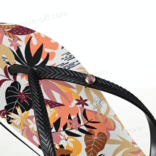 The Best Choice Roxy Bermuda Print Womens Flip Flops - -3