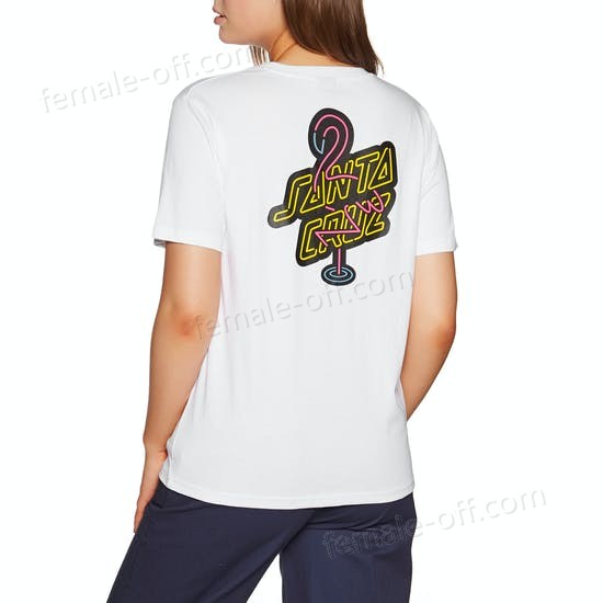 The Best Choice Santa Cruz Glowmingo Womens Short Sleeve T-Shirt - -0