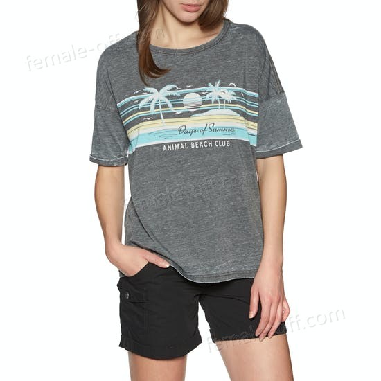 The Best Choice Animal Beachdays Womens Short Sleeve T-Shirt - -0