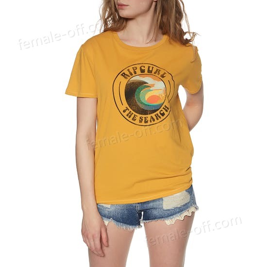 The Best Choice Rip Curl Searchin Boy Womens Short Sleeve T-Shirt - -0