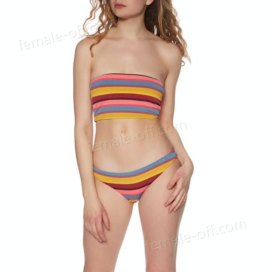 The Best Choice Seafolly Bajastripe Longline Tube Saffron Womens Bikini Top - -2