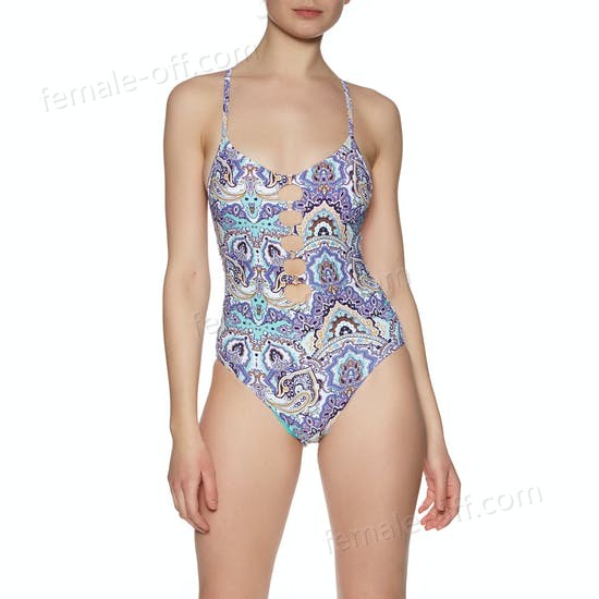 The Best Choice Seafolly Summer Chintz Ring Front Womens Swimsuit - -0