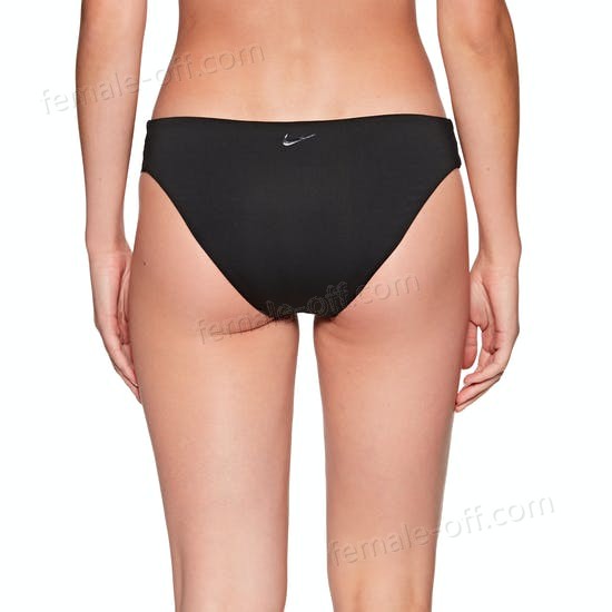 The Best Choice Nike Swim Onyx Flash Bonded Strappy Bikini Bottoms - -1