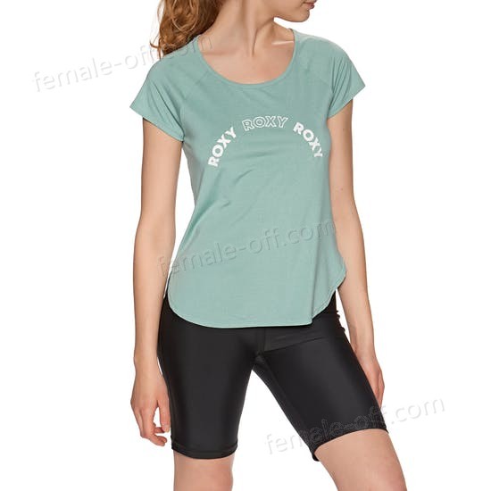 The Best Choice Roxy Fitness Keep Training Womens Short Sleeve T-Shirt - -0