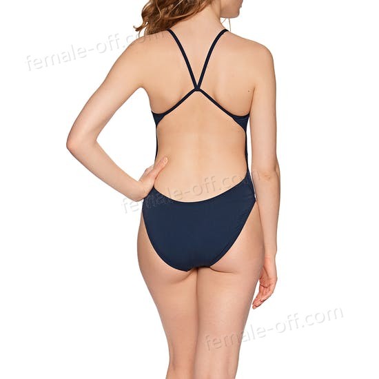 The Best Choice Nike Swim Poly Solid Hydrastrong Cut-out Swimsuit - -1