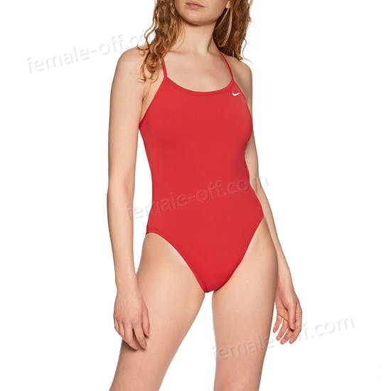 The Best Choice Nike Swim Poly Solid Hydrastrong Cut-out Swimsuit - -0