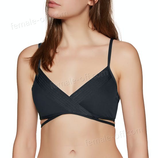 The Best Choice Seafolly Quilted Wrap Front Booster Bikini Top - -2