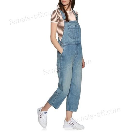 The Best Choice Brixton Christina Crop Overall Womens Dungarees - -1
