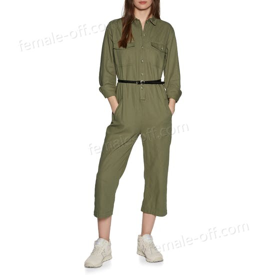 The Best Choice Brixton Melbourne Crop Overall Womens Jumpsuit - -1