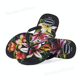 The Best Choice Havaianas Slim Floral Womens Flip Flops - -0