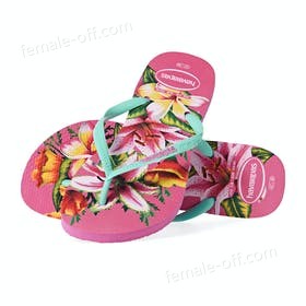 The Best Choice Havaianas Slim Floral Womens Flip Flops - -0