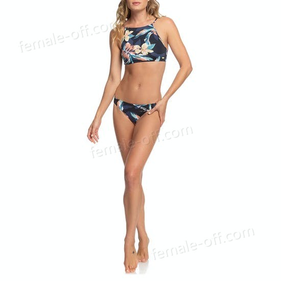 The Best Choice Roxy Printed Beach Classic Crop Womens Bikini - -4