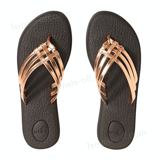 The Best Choice Sanuk Yoga Salty Metallic Womens Sandals - -1