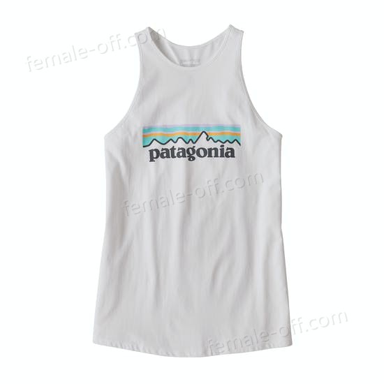 The Best Choice Patagonia Pastel P-6 Logo Organic High Neck Womens Tank Vest - -0