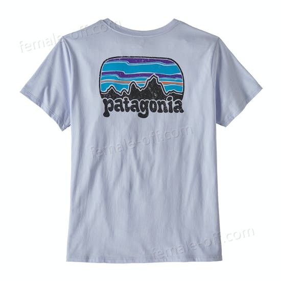 The Best Choice Patagonia Fitz Roy Far Out Organic Crew Pocket Womens Short Sleeve T-Shirt - -2