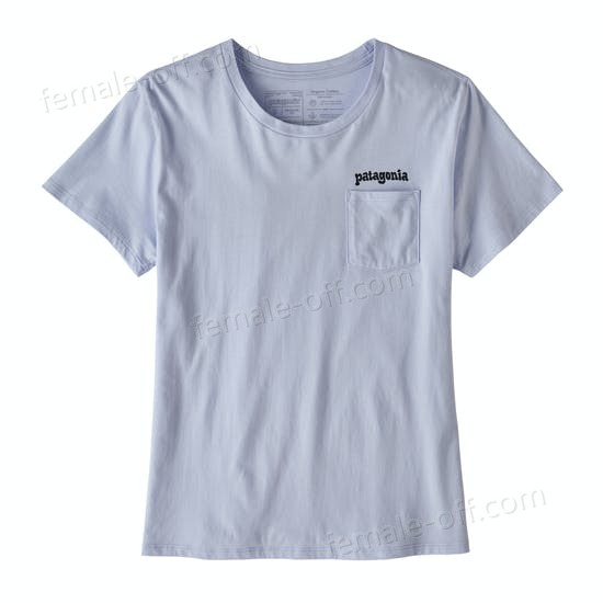 The Best Choice Patagonia Fitz Roy Far Out Organic Crew Pocket Womens Short Sleeve T-Shirt - -3