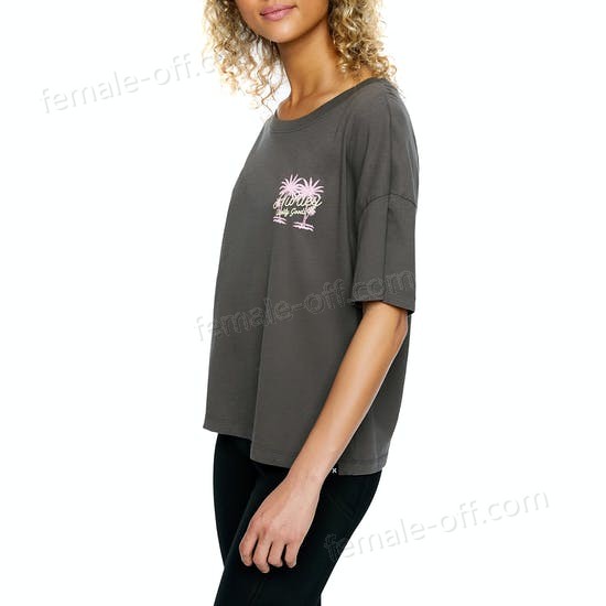 The Best Choice Hurley Quepos Flouncy Womens Short Sleeve T-Shirt - -2