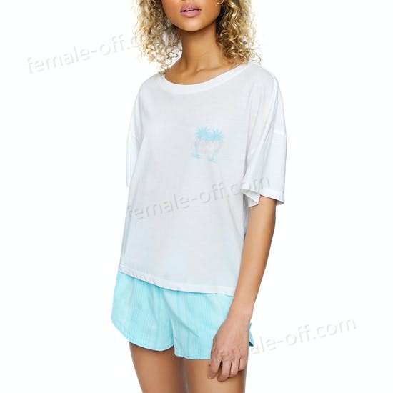 The Best Choice Hurley Quepos Flouncy Womens Short Sleeve T-Shirt - -1