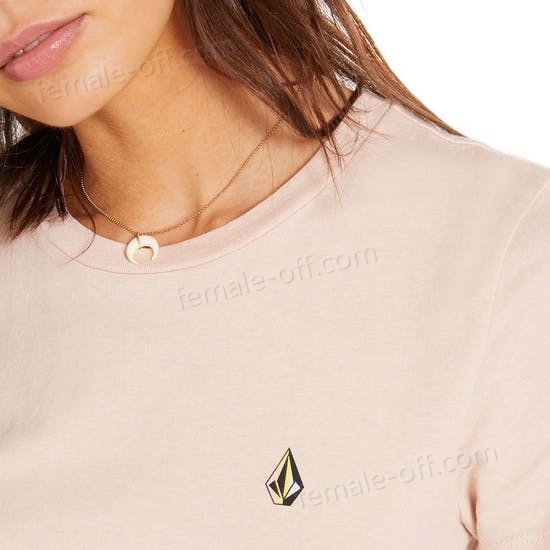 The Best Choice Volcom Stoked On Stone Womens Short Sleeve T-Shirt - -2