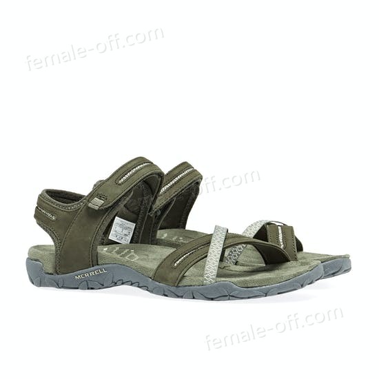 The Best Choice Merrell Terran Cross II Leather Womens Sandals - -5