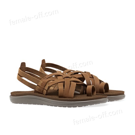 The Best Choice Teva Voya Strappy Leather Womens Sandals - -7