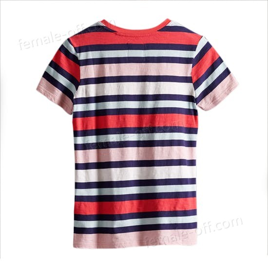 The Best Choice Superdry Micro Stripe Entry Womens Short Sleeve T-Shirt - -1