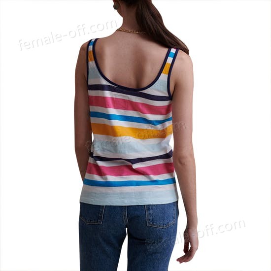 The Best Choice Superdry Micro Stripe Classic Womens Tank Vest - -1