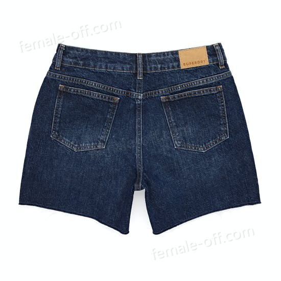 The Best Choice Superdry Denim Mid Length Womens Shorts - -2