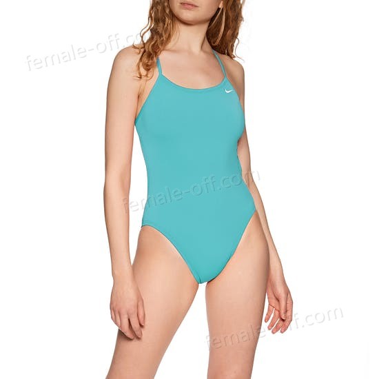 The Best Choice Nike Swim Poly Solid Hydrastrong Cut-out Swimsuit - -0