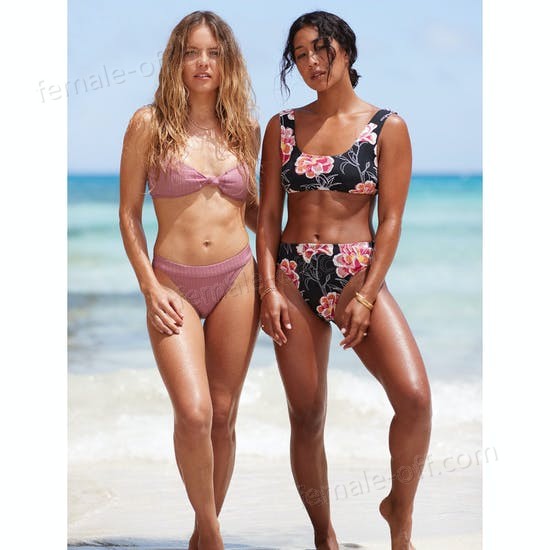 The Best Choice Roxy Printed Beach Classics High Waisted Womens Bikini Bottoms - -5