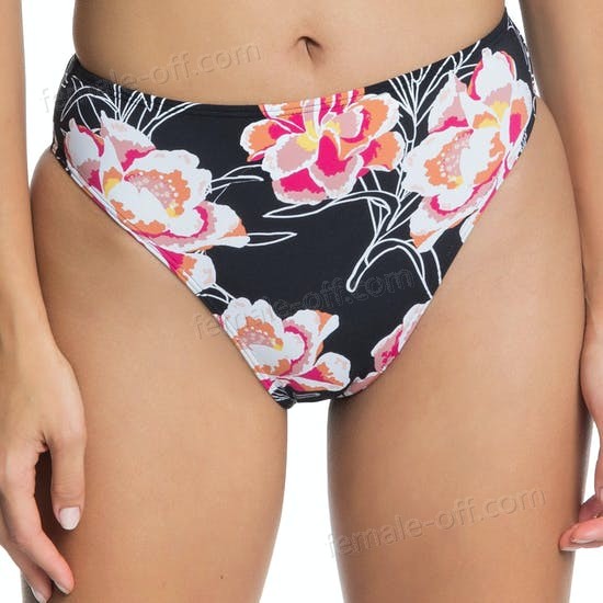 The Best Choice Roxy Printed Beach Classics High Waisted Womens Bikini Bottoms - -3