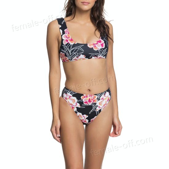 The Best Choice Roxy Printed Beach Classics High Waisted Womens Bikini Bottoms - -1