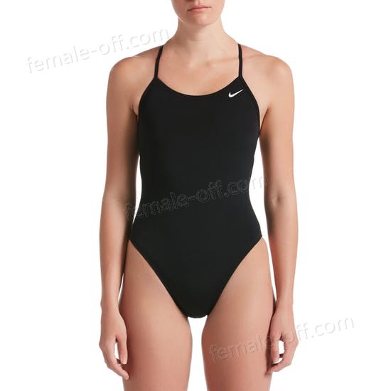 The Best Choice Nike Swim Hydrastrong Lace Up Tie Back Womens Swimsuit - -0