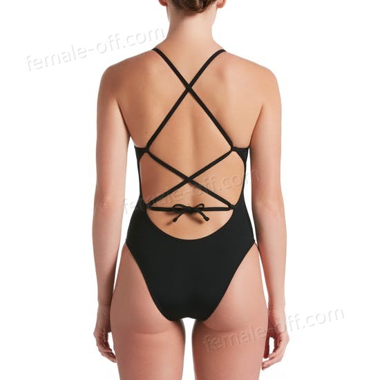 The Best Choice Nike Swim Hydrastrong Lace Up Tie Back Womens Swimsuit - -2
