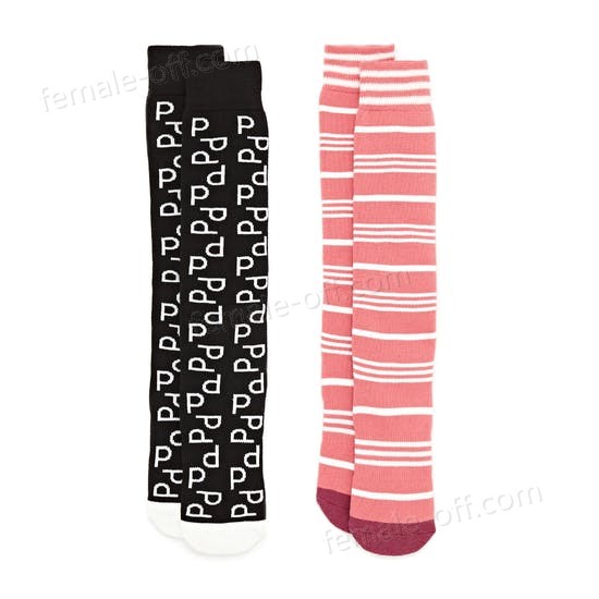 The Best Choice Protest Victoria 2 Pack Active Womens Snow Socks - -1