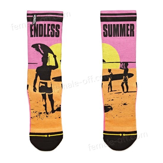 The Best Choice Merge4 Endless Summer Crew Fashion Socks - -1