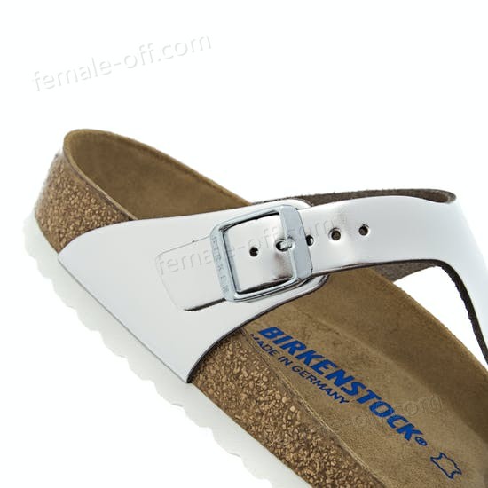 The Best Choice Birkenstock Gizeh Natural Leather Soft Footbed Sandals - -6