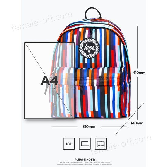 The Best Choice Hype Multi Stripe Backpack - -5