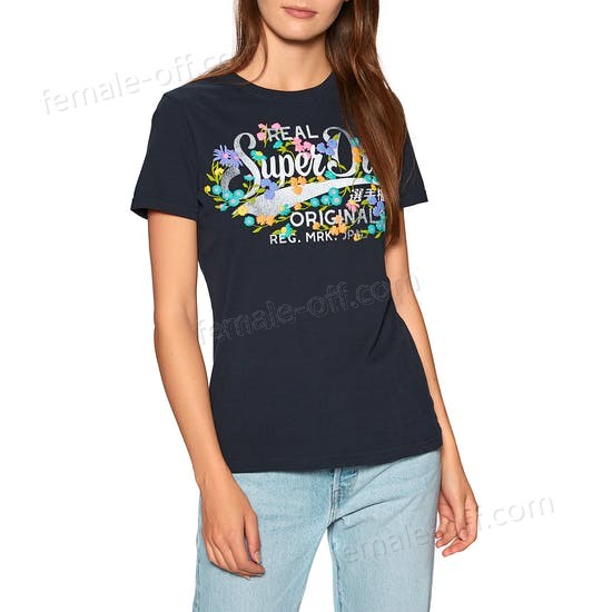 The Best Choice Superdry Real Originals Floral Womens Short Sleeve T-Shirt - -0