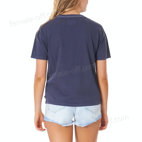 The Best Choice Rip Curl Search Logo Womens Short Sleeve T-Shirt - -1