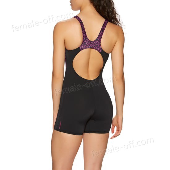 The Best Choice Speedo Boomstar Splice Legsuit Womens Swimsuit - -1