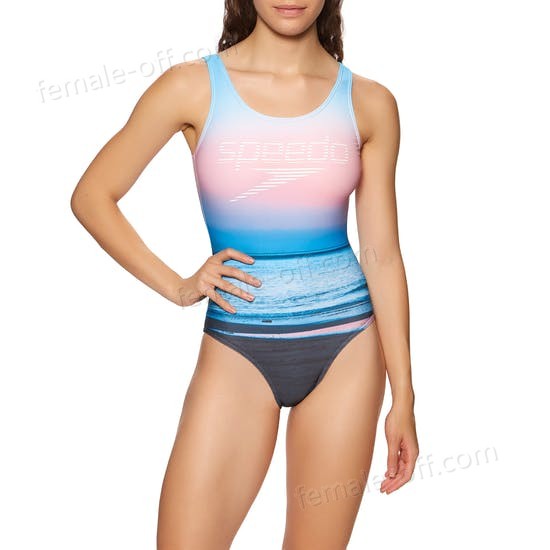 The Best Choice Speedo Digital Placement U-back 1 Piece Womens Swimsuit - -0